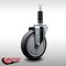 Service Caster 5'' SS Thermoplastic Rubber Wheel Swivel 1'' Expanding Stem Caster SCC-SSEX20S514-TPRB-1 - alternate 4